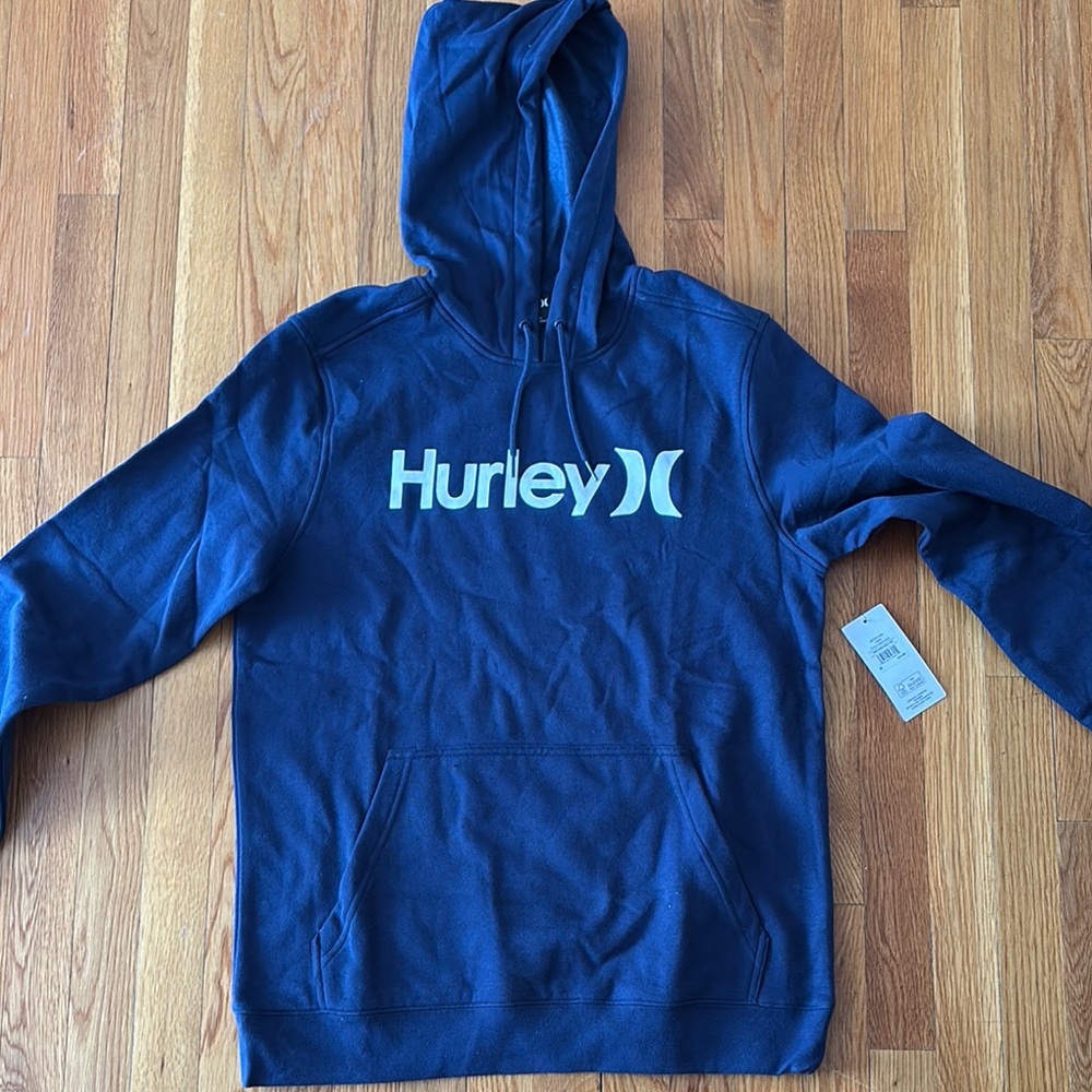 NWT Navy Blue Hurley One and Only Hoodie - Size M